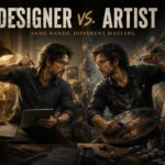 Designer vs. Artist: Same Hands, Different Masters